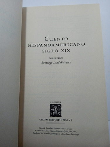 Imagen 4 de 7 de Cuento Hispanoamericano - Siglo 19 - Varios - Nuevo
