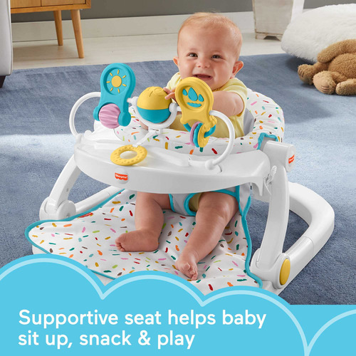 Asiento De Suelo Fisher-price Deluxe Sit-me-up Rainbow Sprin
