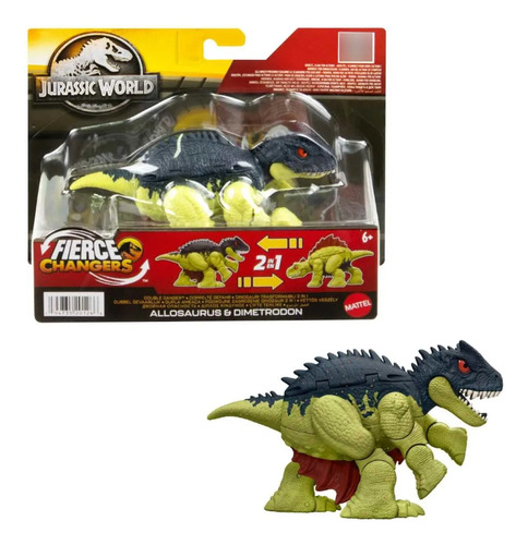Dinosaurio Jurassic World Allosaurus A Dimetrodon