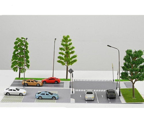 Kits De Escenografía A Escala Ho Para Estacionamiento, Con