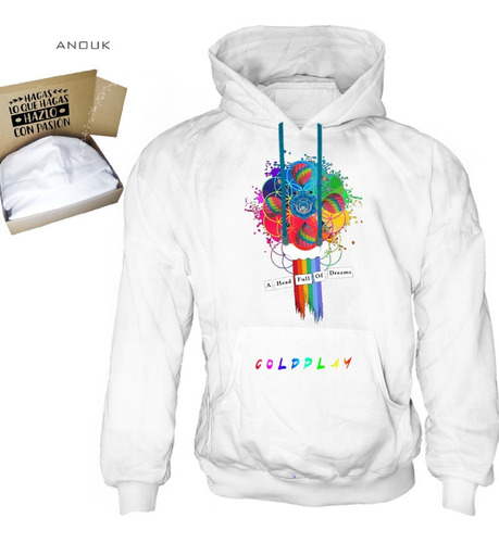 Imagen 7 de 10 de Buzo Hoodie Personalizado Saco Coldplay Estampado Unisex R2