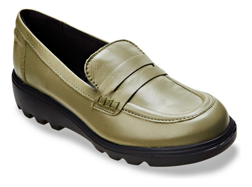 Sapato Loafer Feminino Al1502 Com Calce Fácil Tam 36 Usaflex