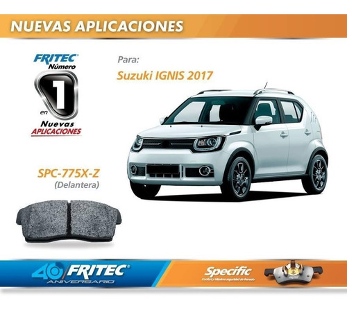 Balata Delantera Suzuki Ignis