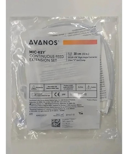 Avanos Extensor Para Gastrotomia Mic-key Fino 30cm