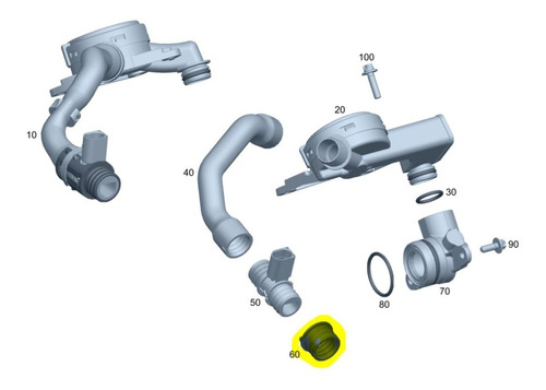 Imagen 4 de 10 de Juntas Entrada Turbo Y Venteo Jeep Grand Cherokee 3.0 Crd X2