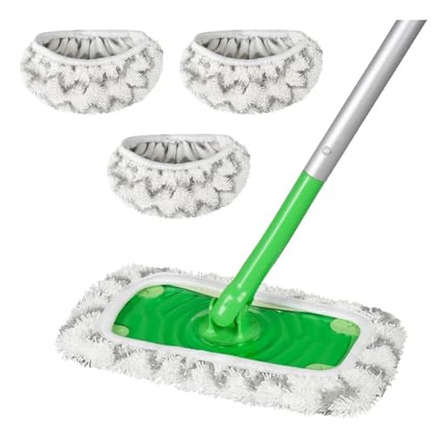 Paquete De 3 Almohadillas De Microfibra Reutilizables Compat