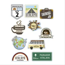 Comprar Plancha De Stickers Para Termo Y Mate Atalaya X10 Stickers