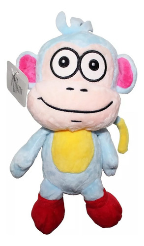 Peluche De Changuito 15 Cm Mono Juguete Suave Chango Azul Azul