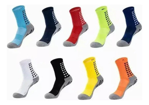 6 Pares De Calcetines Deportivos Antideslizantes Tipo Calcet