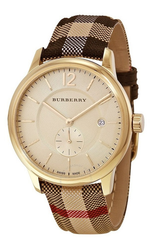 Reloj Burberry Clásica Bu10001 De Acero Inox. P/unisex