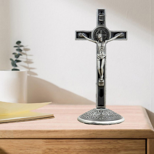 Crucifijo Estatuilla Cruz Altar Jesús Estatua Estilo B
