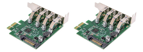 2 Concentradores Pci-e A Usb 3.0 De Bajo Perfil, Expansión P