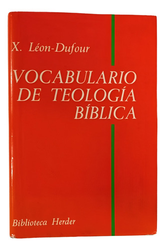 Vocabulario De Teología Bíblica - Léon Dufour