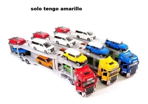 Niñera A Escala 1/50 Con Carros Básicos Camión Tractomula