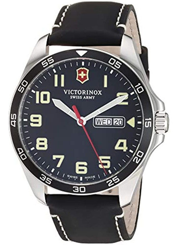 Victorinox Fieldforce Reloj Analógico De Cuarzo De Acero Ino