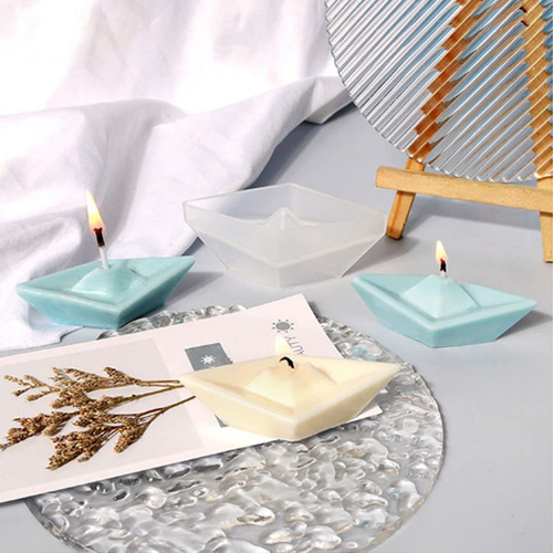 Moldes De Silicona Para Velas En Forma De Barco, 3 Piezas, R