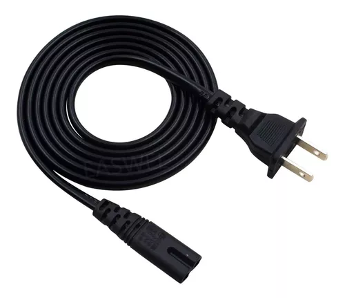 Cable De Poder Tipo 8 - 1.8 M Para Grabadora,impresoras,tv