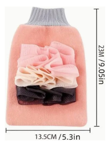 Guante Exfoliante Para Baño Limpieza Profunda Corporal