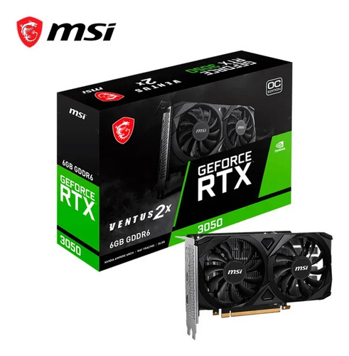 Tarjeta De Video Msi Geforce Rtx 3050 Ventus 2x 6g Oc 6gb Gd