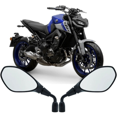 Retrovisor Bmw F800 Gs Mini Lente Convexa Yamaha Mt09 Mt-09