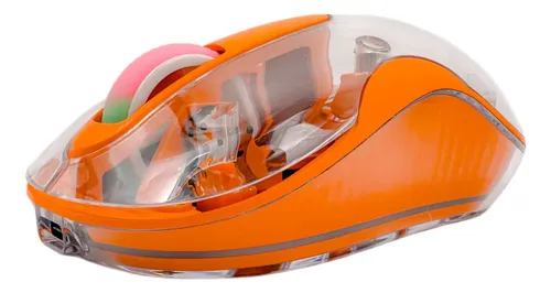 Mouse Inalámbrico Transparente Silencioso Conectividad Trimo