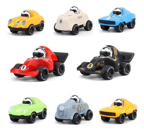 Paquete De 8 Coches De Juguete Coleccionables Para Niños Y A