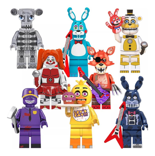 Set Figuras Five Nights At Freddy's Fnaf Juguetes Versión 2