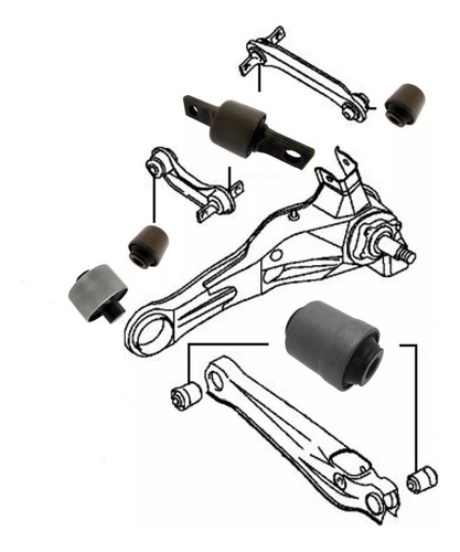 Kit De Bujes Meseta Trasera Mitsubishi Mirage 91-03