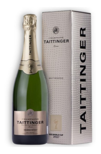 Champagne Taittinger Brut Réserve Fifa 2022 750ml C/estuche