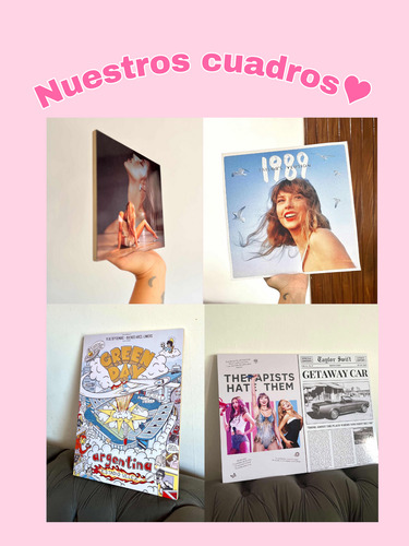 Taylor Swift Cuadro Varios Modelos Deco Regalo 30x30cm Modelo 1 Madera