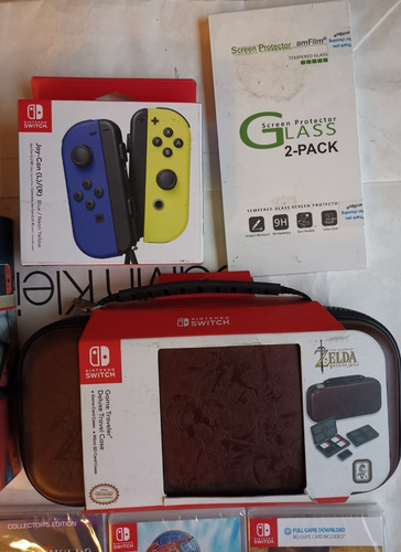 Nintendo Switch 32gb + 14 Juegos + Case + Varios Accesorioss