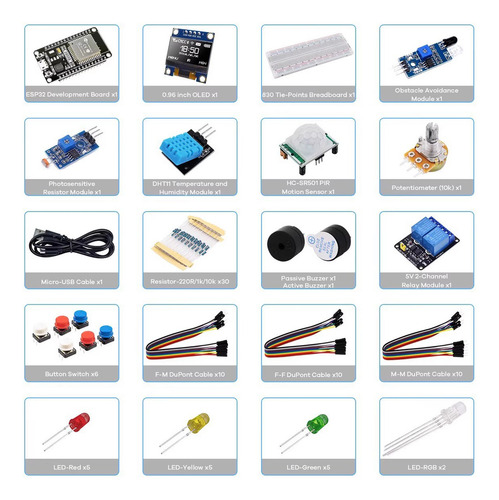 Módulo De Inicio Básico Arduino Para Iot Wifi Esp32 Kit
