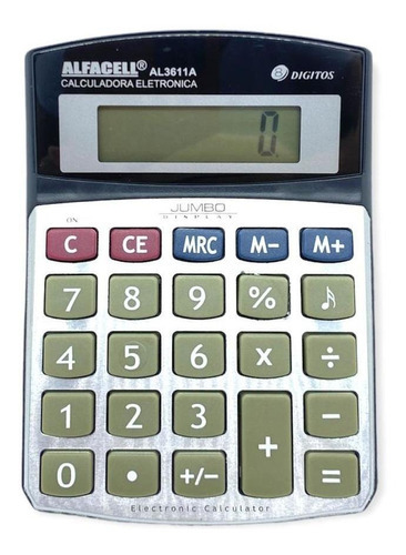 Calculadora De Mesa 8 Digitos Al3611 Alfacell