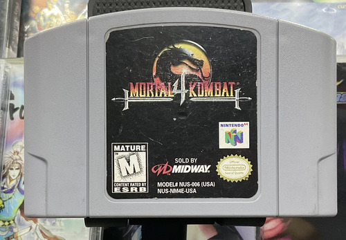 Mortal Kombat 4 Nintendo 64 Original **play Again** (Reacondicionado)