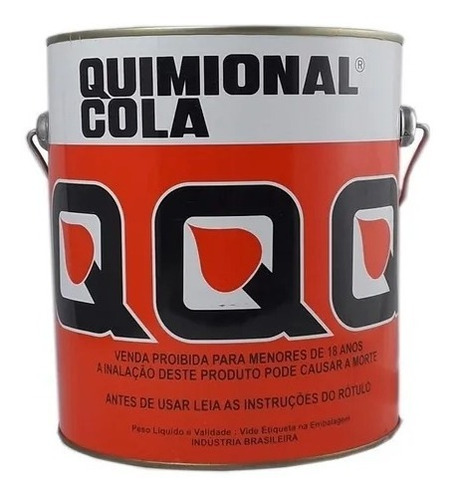 Cola Contato Adesivo Quimional P/ Isopor Forração 3,3l