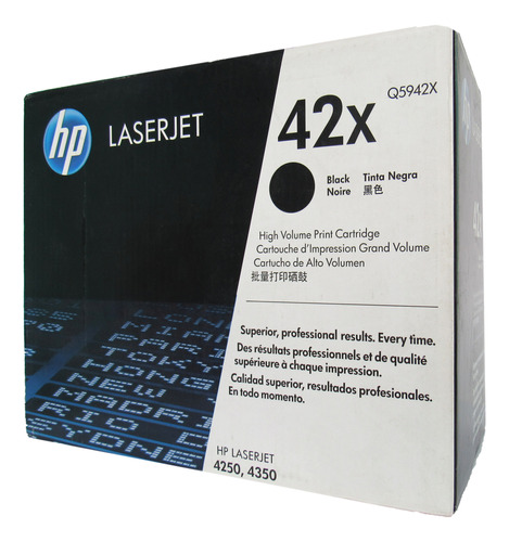 Toner Hp 42x (q5942x) Negro