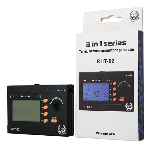 Afinador Digital Metrónomo 3 En 1 Para Instrumentos Musicale