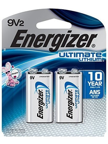 Energizer 9v Batteries, Ultimate Lithium, Original