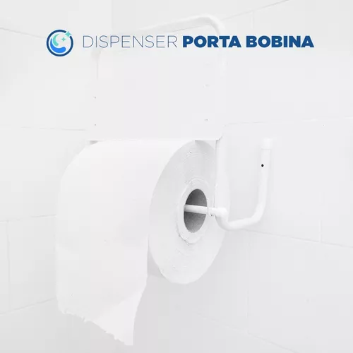 Dispenser Porta Bobina De Pared Para Rollo Papel Industrial