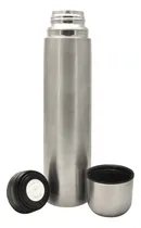 Comprar Termo Bala 1 Litro Acero Inoxidable Doble Capa Térmica Plateado
