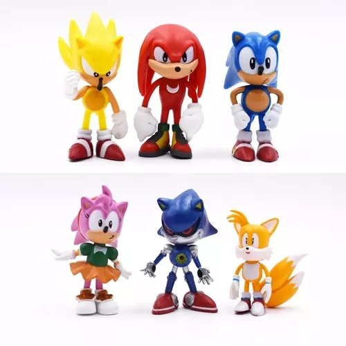 Coleção Sonic kit c/ 6 Bonecos Action Figure Pronta Entrega - WIN  Colecionáveis