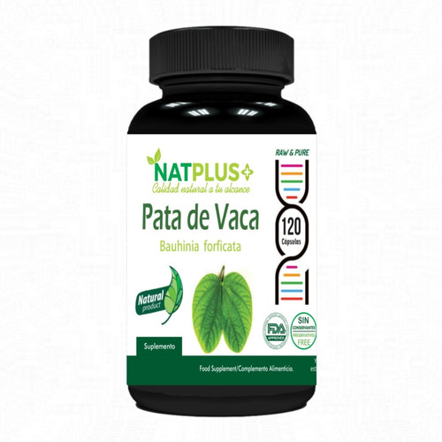  Pata De Vaca 120 Cápsulas De 400mg Glucosa Diuretica Np