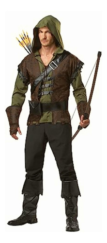 California Costumes Disfraz De Robin Hood Para Adulto, Color