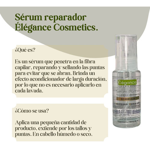 Kit Élégance Cosmetics Sérum Reparador-tratamiento Bifásico