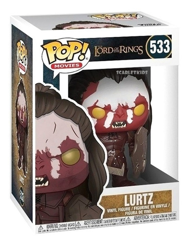 Funko Pop El Señor De Los Anillos Lurtz 533 Original Scarlet