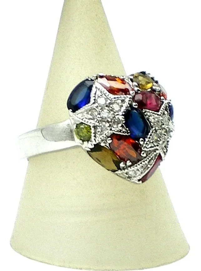 Anillo De Plata 925 Rodinada Corazon