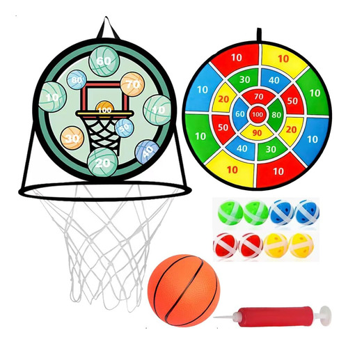 Tablero De Dardos De Baloncesto Para Niños Y Niñas De 3 A 12