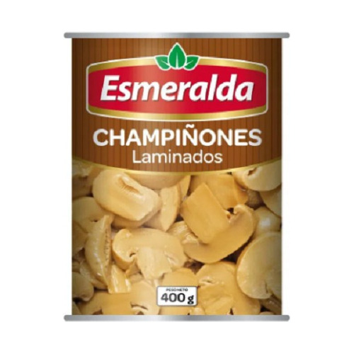 Champiñones Esmeralda Laminados Lata 400 G