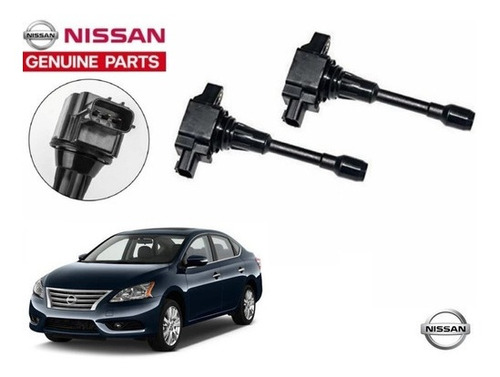 Kit 2 Bobinas De Encendido Nissan Sentra 1.8 2013 Original