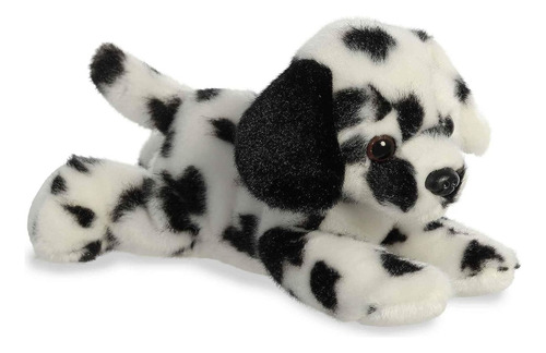 Perrito De Peluche Dálmata Blanco Y Negro Dipper Original